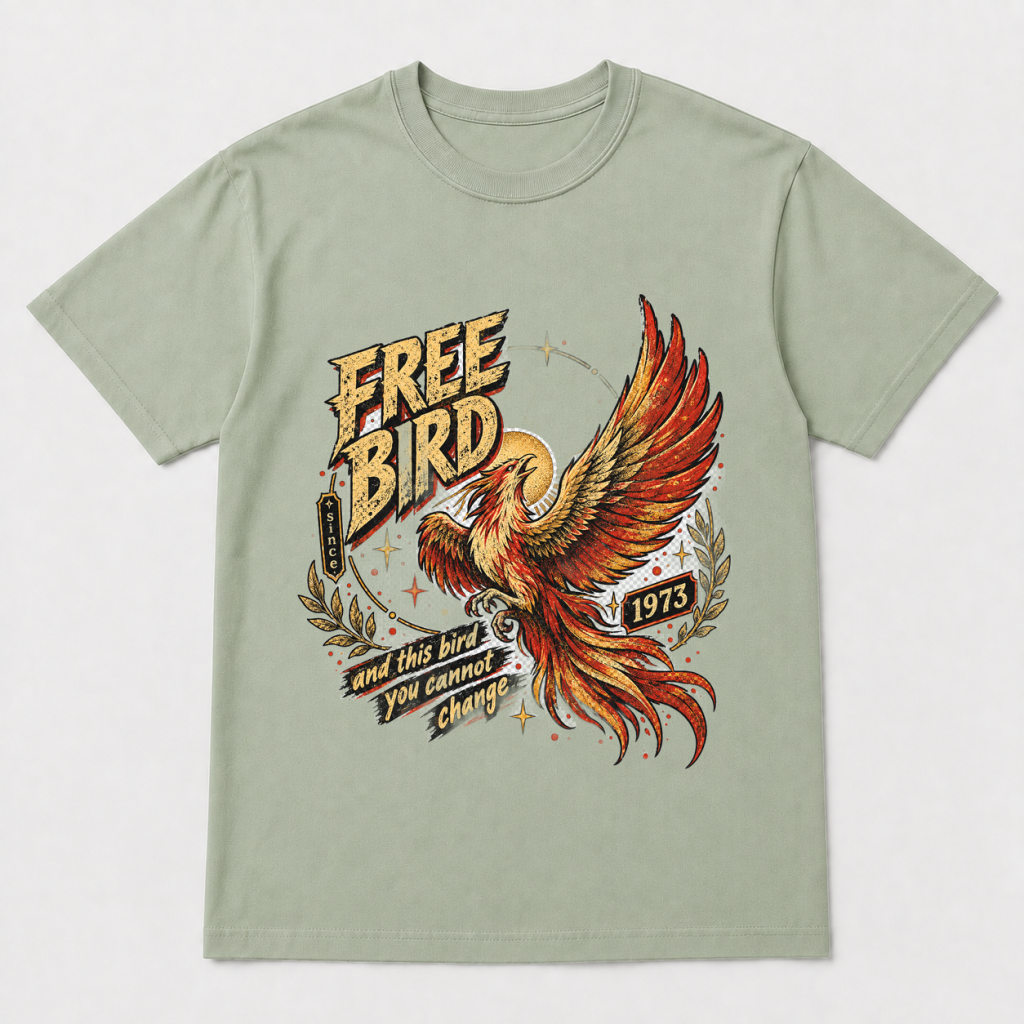 Free Bird Since 1973 – Comfort Colors 1717 T-Shirt